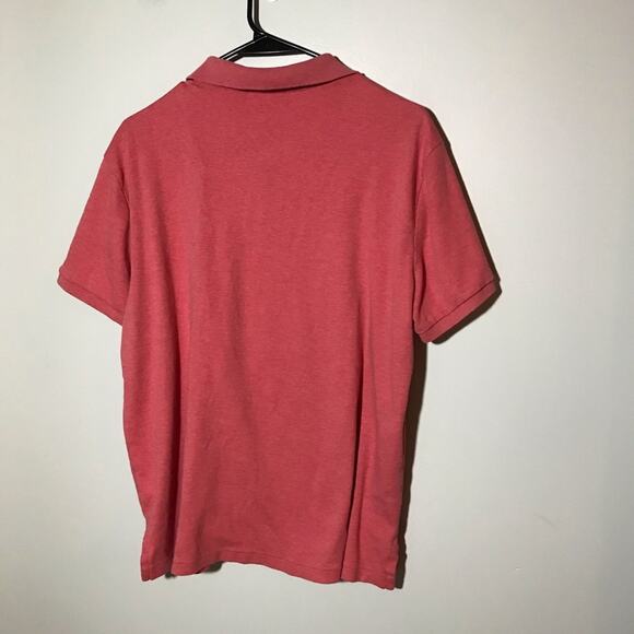 Polo Ralph Lauren custom slim fit knit coral pink polo mens L multicolored pony - Picture 2 of 10